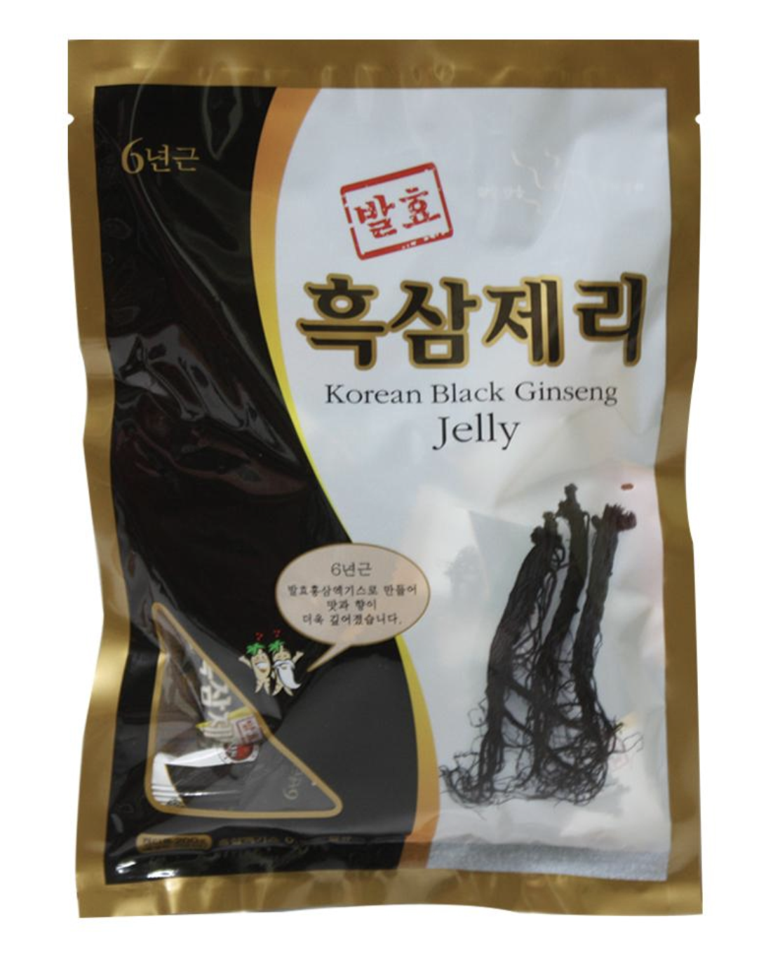 【直播】LX0410889 6年根發酵黑參軟糖 200g (1套2包)