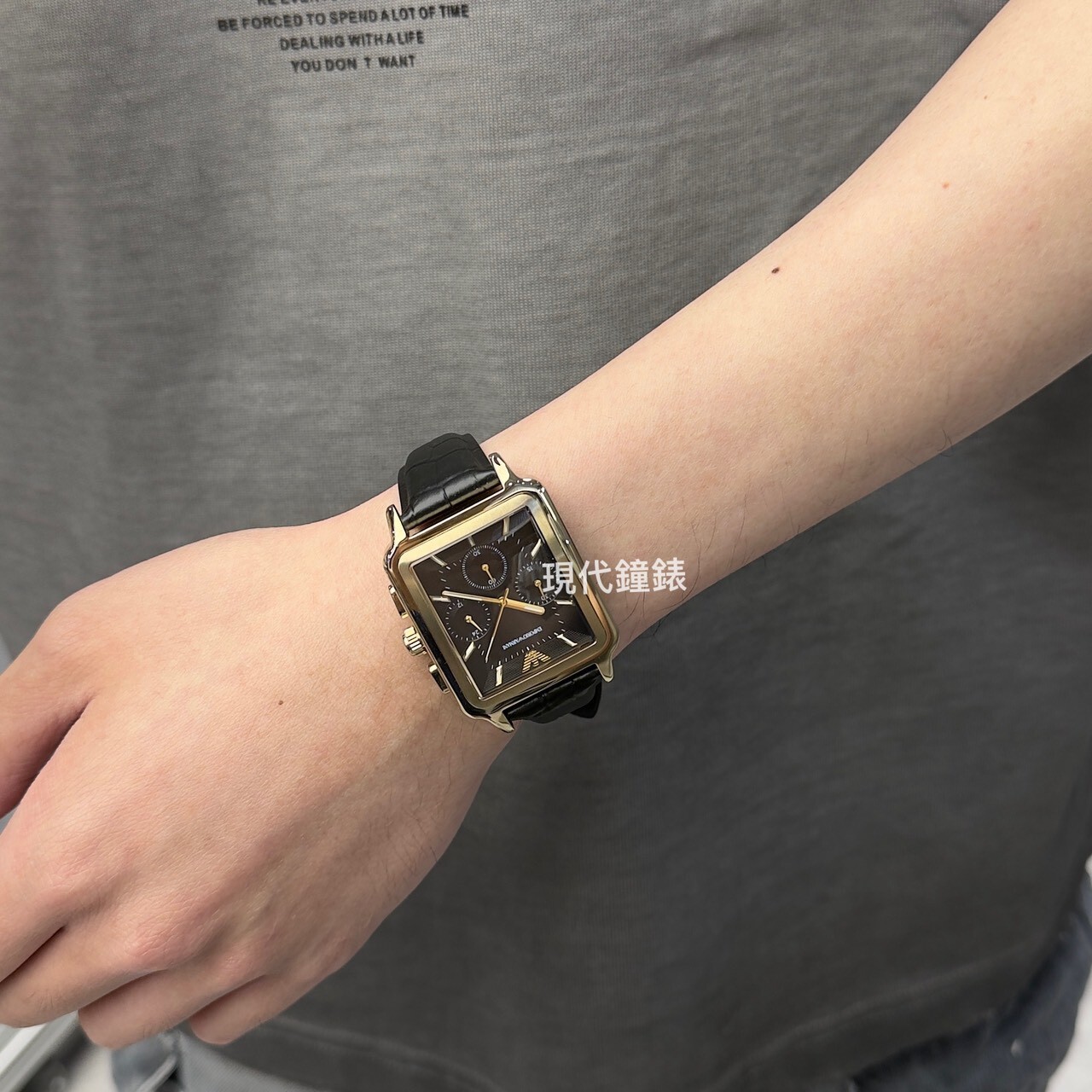 【EMPORIO ARMANI 亞曼尼】 Diego Chronograph 計時腕錶AR11753 34mm 現代鐘錶