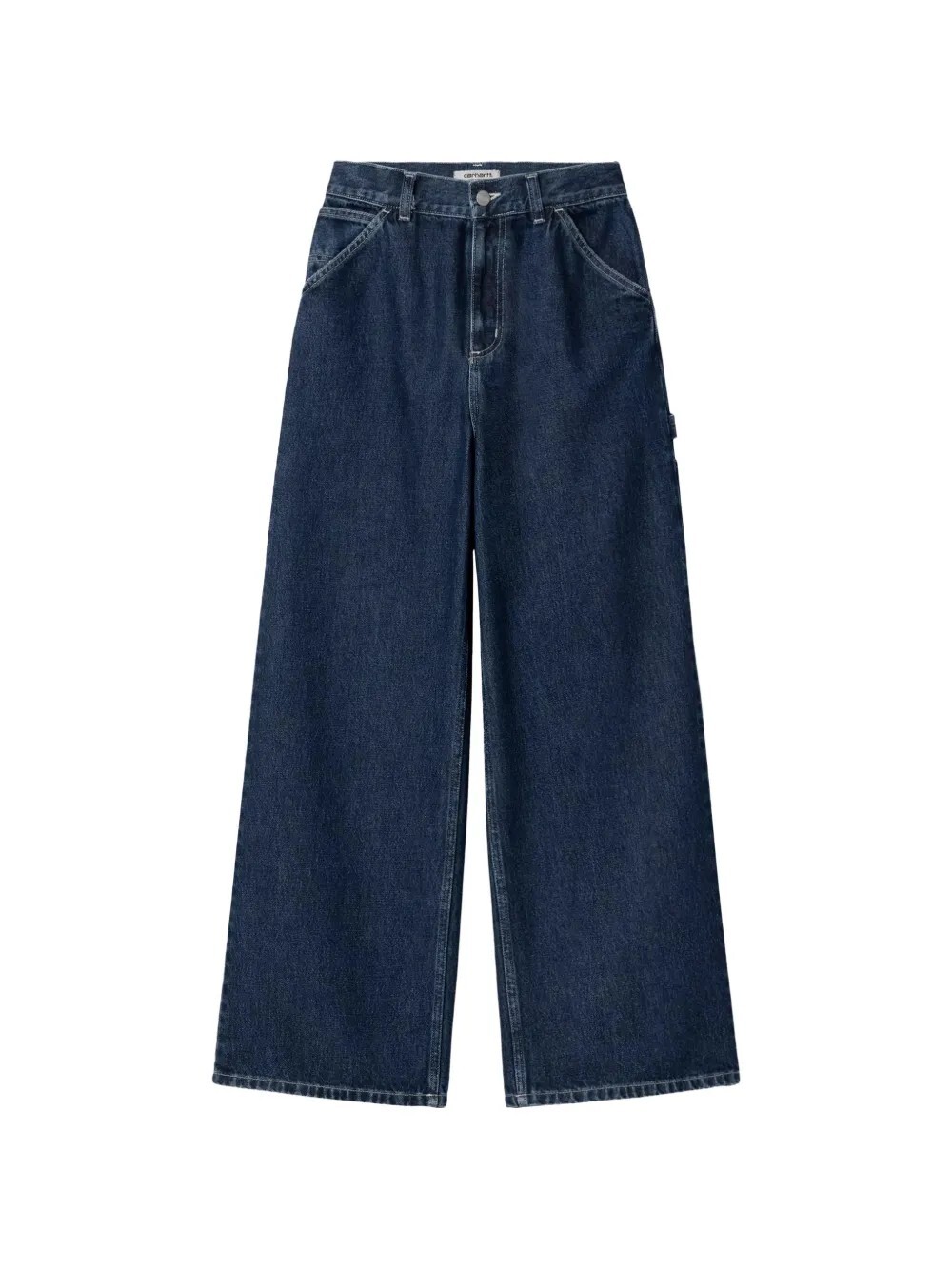 -(E17c02)-CARHARTT WIP W JENS PANT LOOSE JEANS 寬鬆牛仔褲 深藍色-I036599