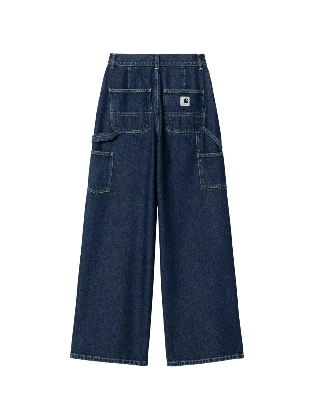 -(E17c02)-CARHARTT WIP W JENS PANT LOOSE JEANS 寬鬆牛仔褲 深藍色-I036599