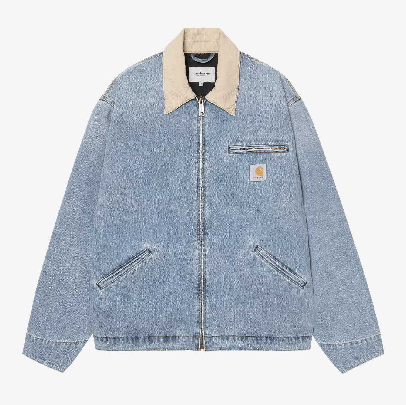 -(E14c05)-CARHARTT WIP OG DETROIT JACKET 底特律外套 丹寧刷色 -I036593