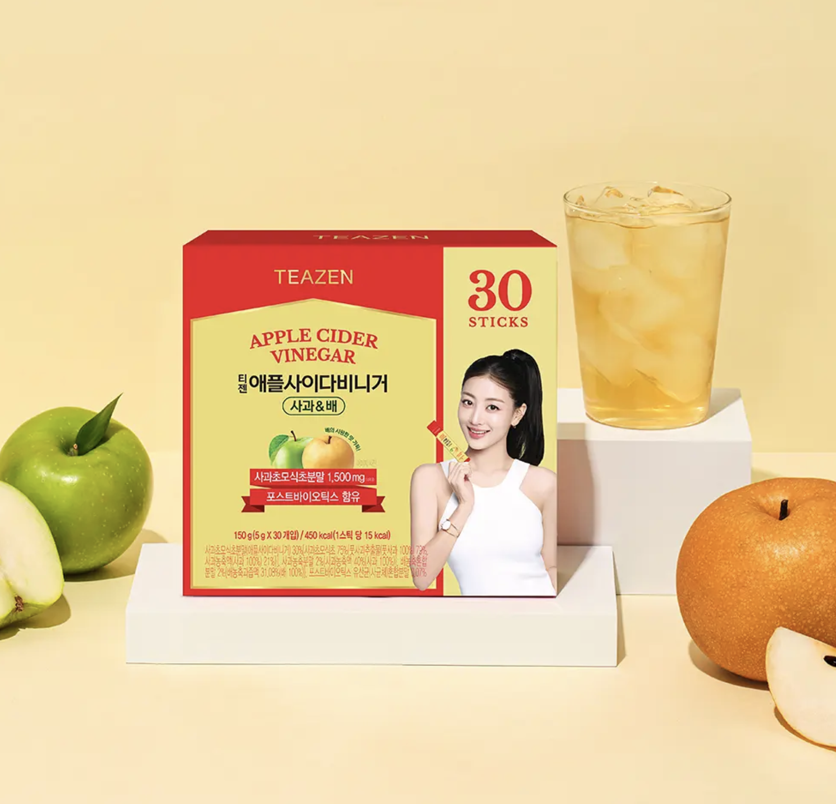 【直播】LX0410886 OY TEAZEN 蘋果醋飲 (30條裝)