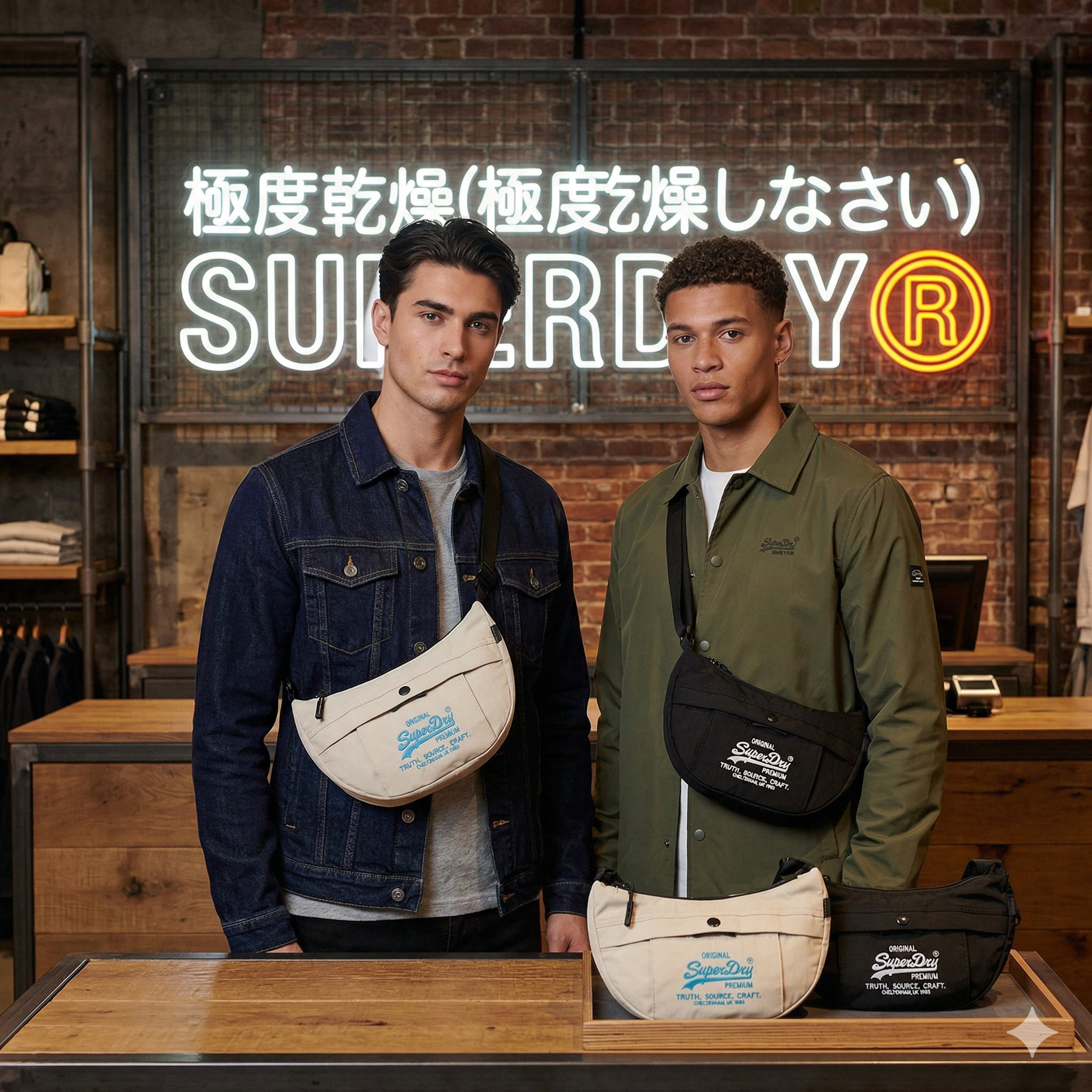 【直播】Superdry LX041056 半月形迷你斜背包(SDUGXYP03)