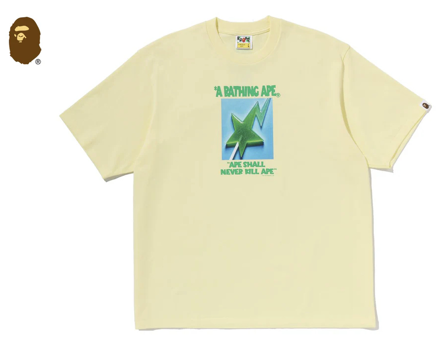 【BAPE男生】0411發售 寬版 LOLLIPOP STA GRAPHIC RELAXED FIT TEE  ● 1M30-110-336