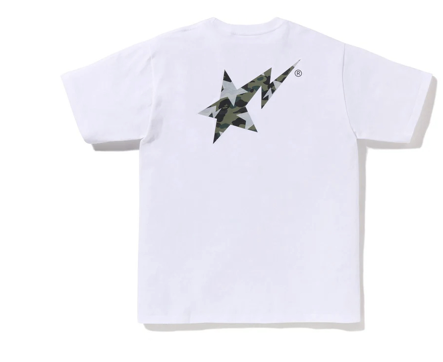 【BAPE男生】0411發售 STA OVER PRINT 1ST CAMO BAPE STA TEE ● 1M30-110-024