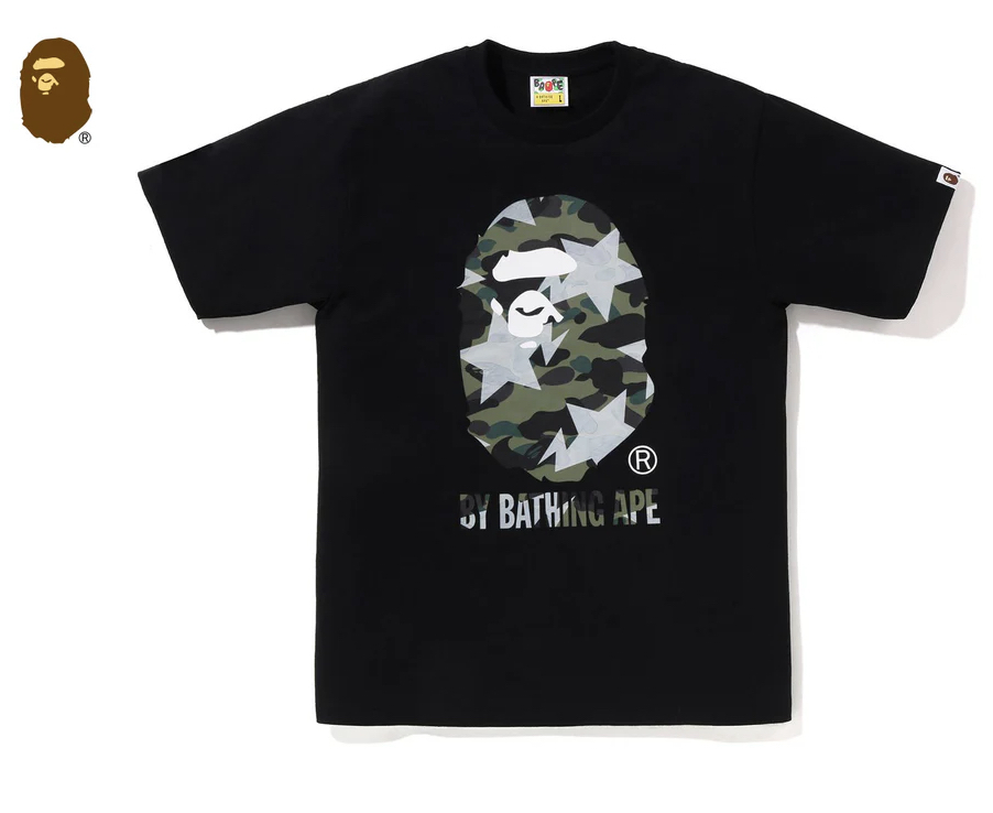 【BAPE男生】0411發售 STA OVER PRINT 1ST CAMO BY BATHING APE TEE ● 1M30-110-023