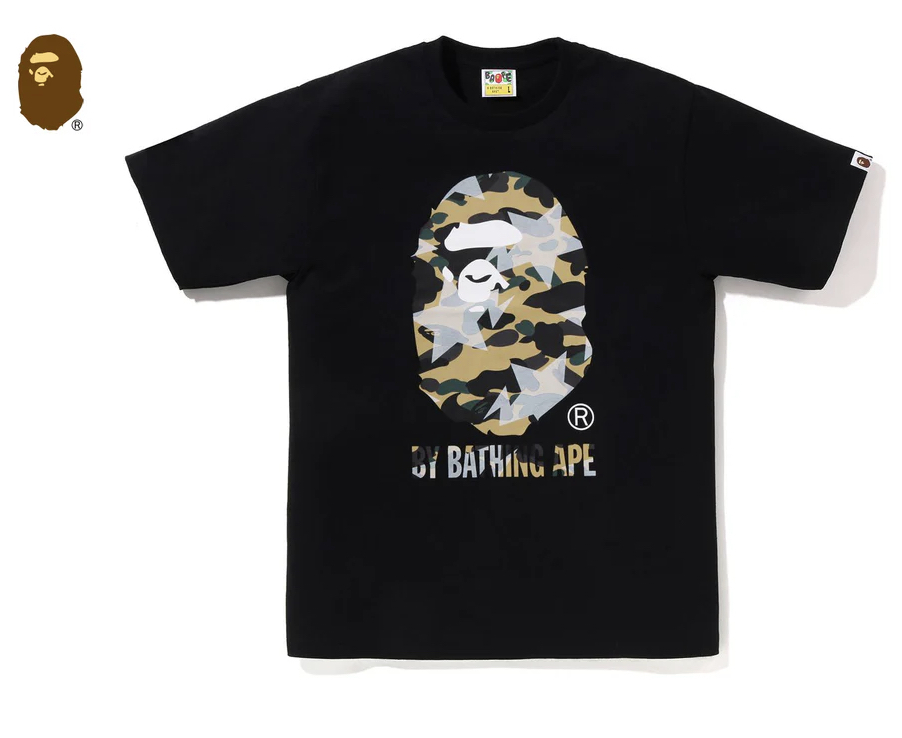 【BAPE男生】0411發售 STA OVER PRINT 1ST CAMO BY BATHING APE TEE ● 1M30-110-023