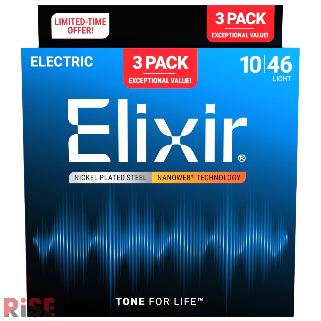 ELIXIR 10-46 Nanowab 三包裝 電吉他弦 奈米包覆塗層 16542