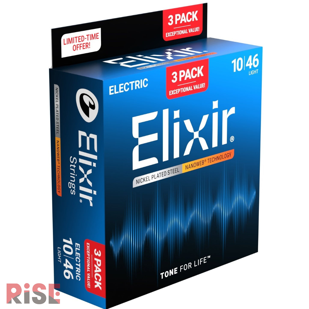 ELIXIR 10-46 Nanowab 三包裝 電吉他弦 奈米包覆塗層 16542