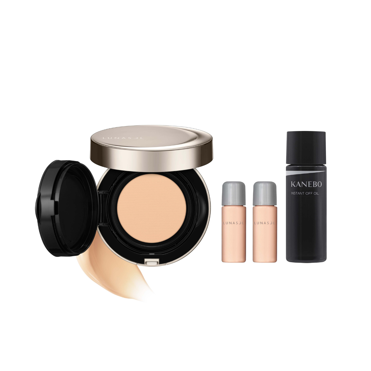 LUNASOL 晶透水光氣墊粉底套裝