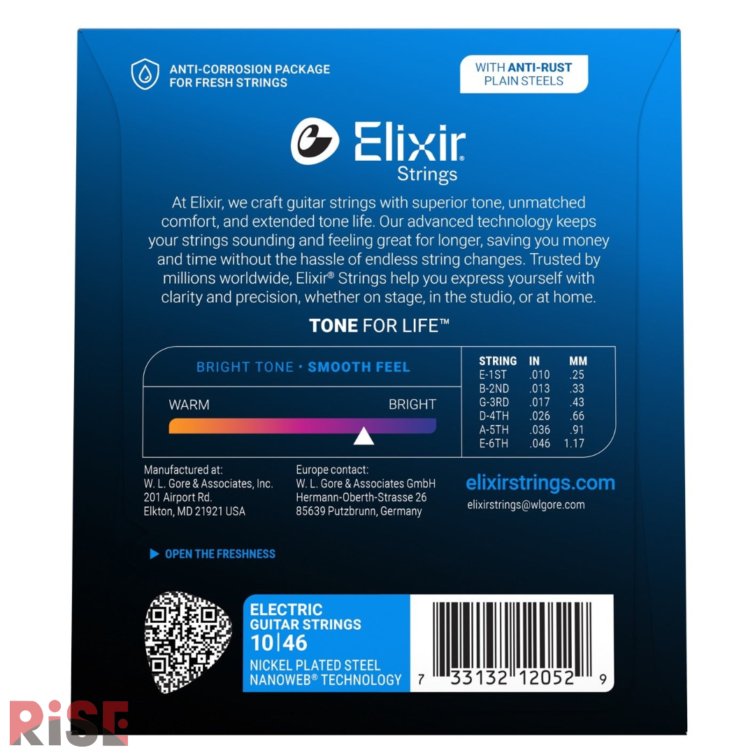 ELIXIR 10-46 Nanowab 三包裝 電吉他弦 奈米包覆塗層 16542