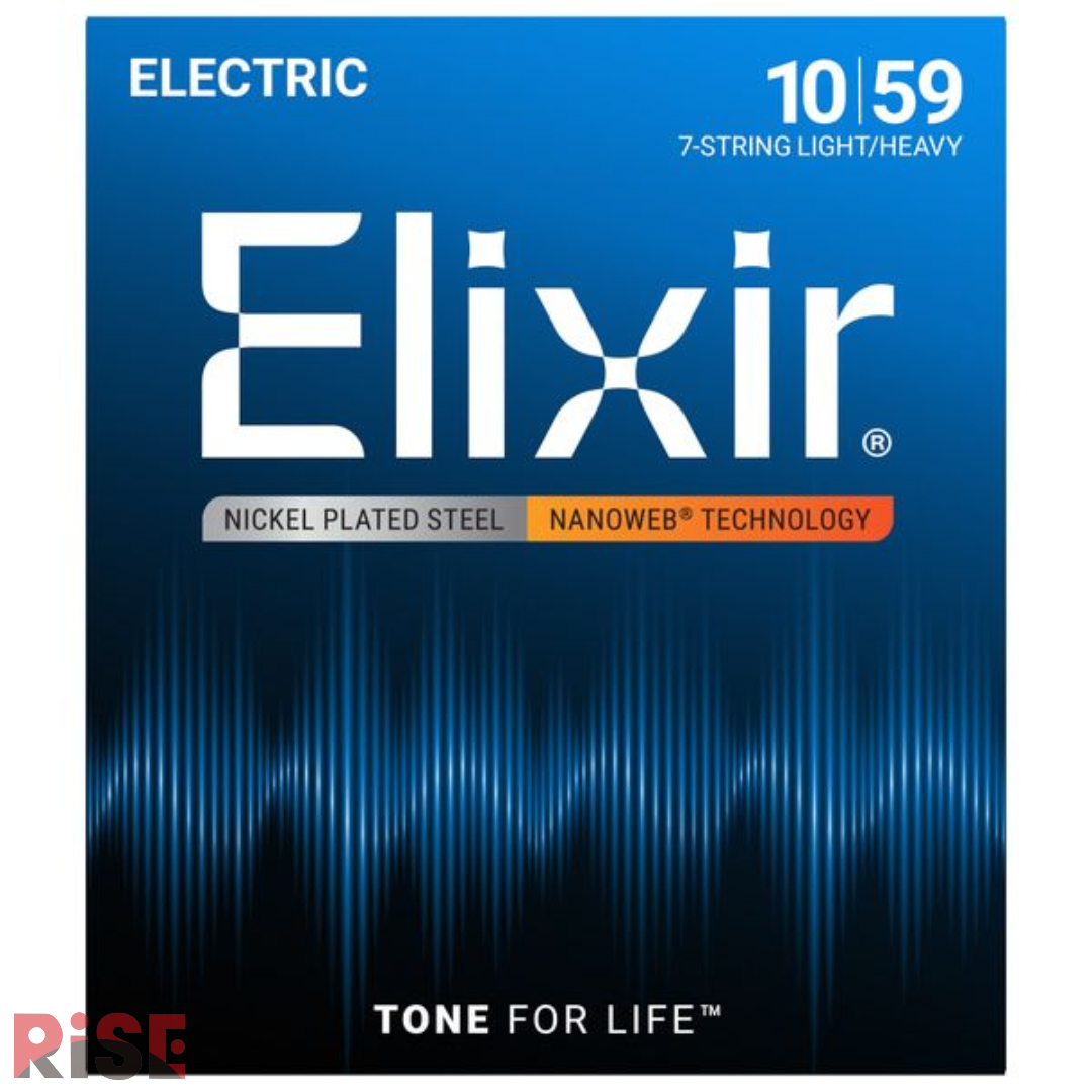 ELIXIR 10-59 七弦 電吉他弦 NANOWEB 奈米包覆塗層 12074