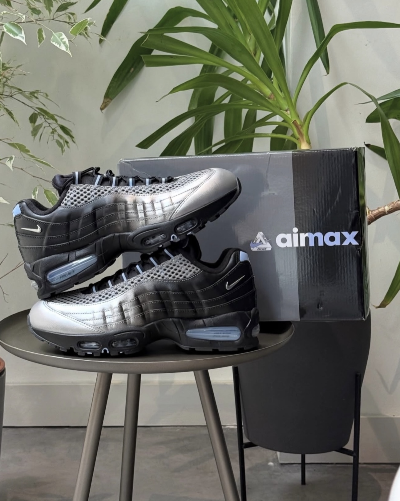 【Focus Store】預購 Palace x Nike Air Max 95 Big Bubble "Metallic Silver" 銀彈 聯名款 IQ7708-095