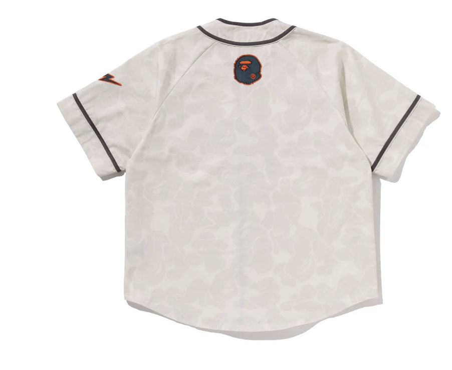 【BAPE男生】0411發售 SOLID CAMO MULTI LOGO BASEBALL SS SHIRT ● 1M30-132-310