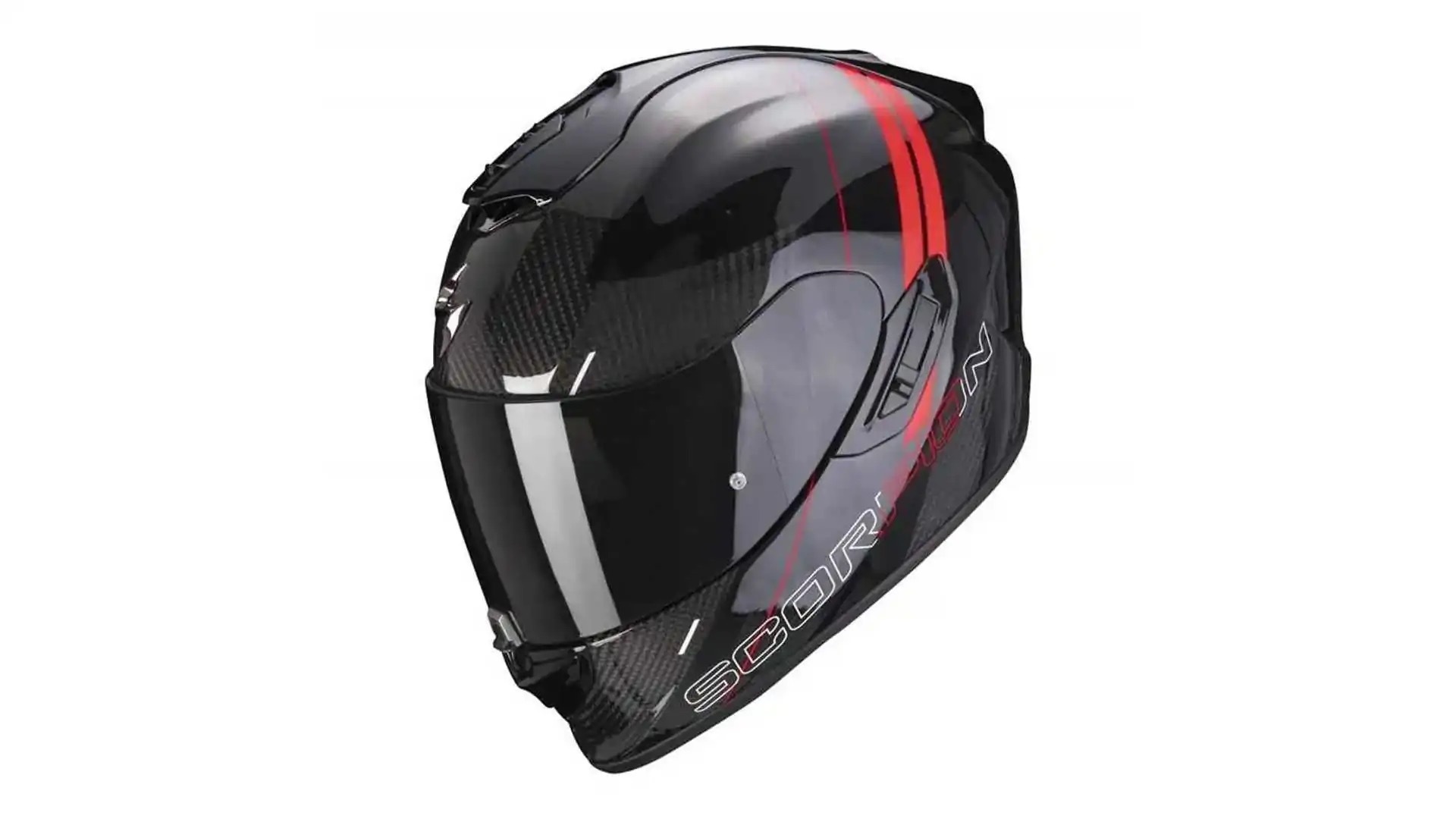 SCORPION EXO-1400 EVO CARBON AIR DIRK 黑紅