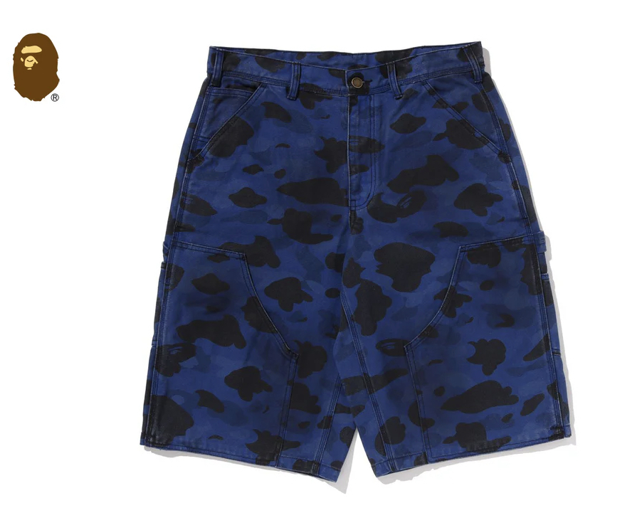 【BAPE男生】0411發售 SOLID 1ST CAMO GARMENT DYED RELAXED FIT WORK SHORTS ●  1M30-153-310