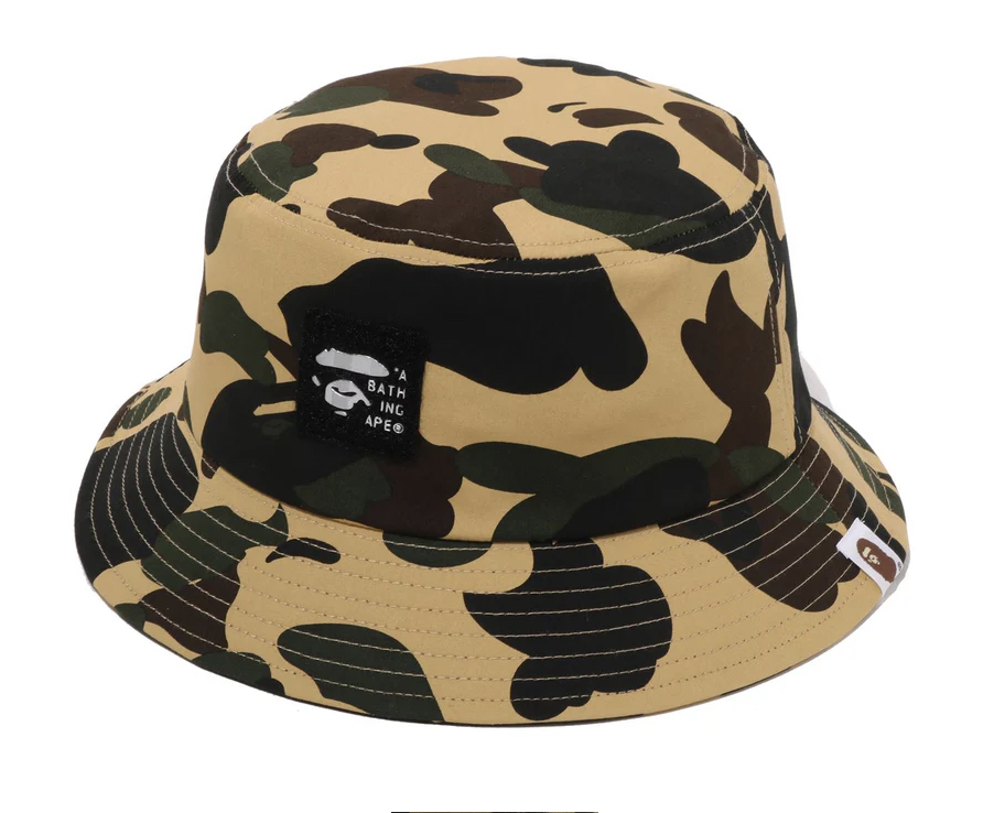 【BAPE配件】0411發售 1ST CAMO COLLEGE PATCHED MESH CAP    1M30-181-006