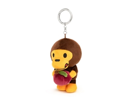 【BAPE配件】0411發售 BABY MILO CHERRY PLUSH DOLL KEYCHAIN  ●  AM20-182-311