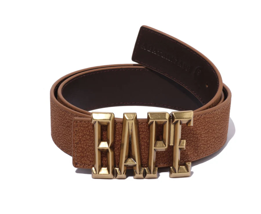 【BAPE配件】0411發售 REVERSIBLE LEATHER BELT (雙面可用)● 1M30-188-301