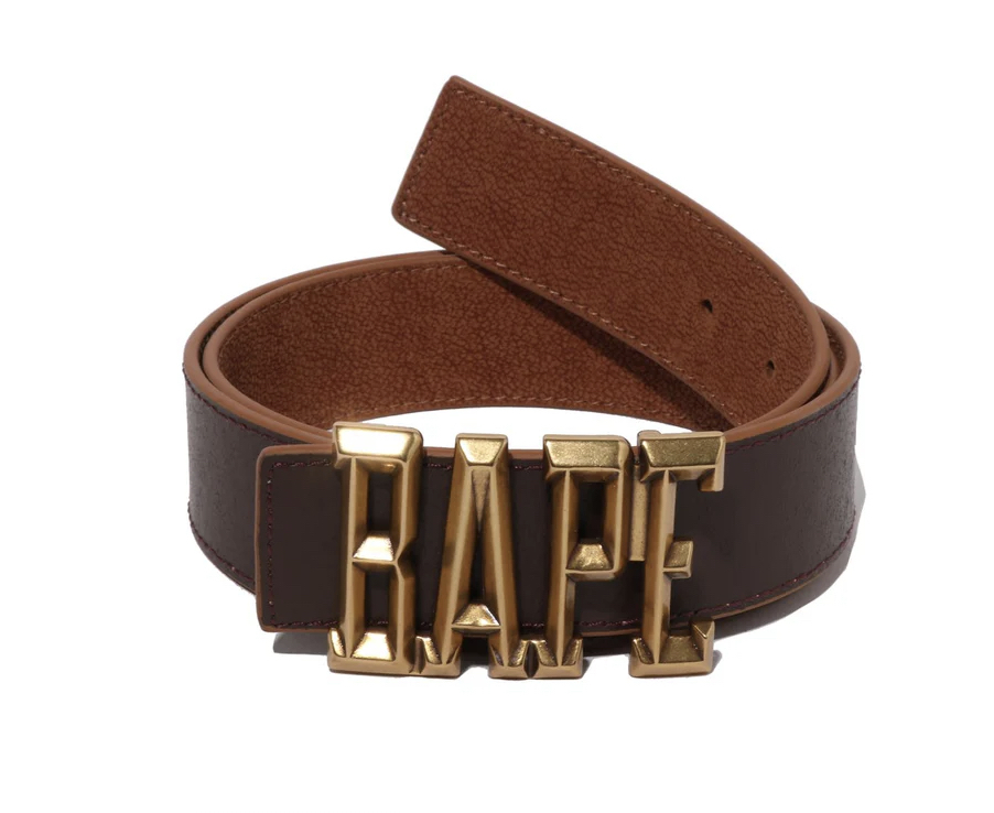 【BAPE配件】0411發售 REVERSIBLE LEATHER BELT (雙面可用)● 1M30-188-301