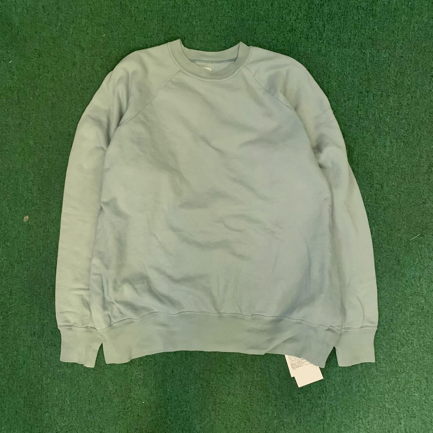 A.PRESSE 2026 VINTAGE LIGHT WEIGHT SWEATSHIRT (26SAP-05-09) - GREEN SIZE 3