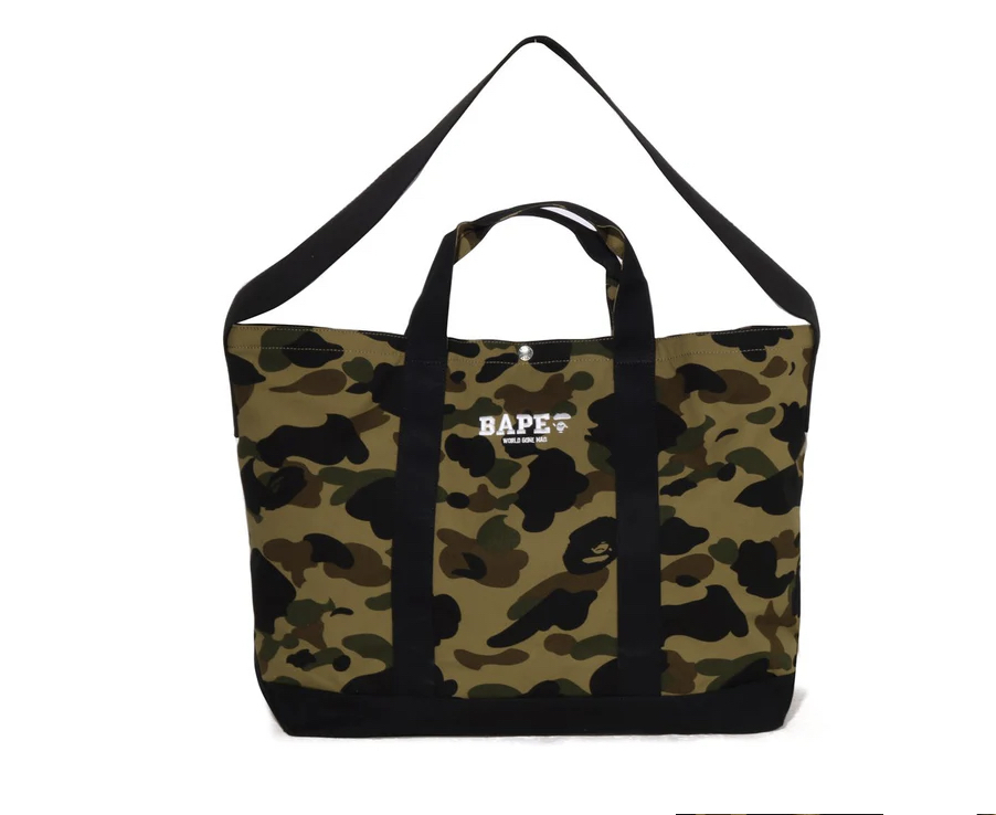 【BAPE配件】0411發售 1ST CAMO 2WAY TOTE BAG ● 1M20-189-002