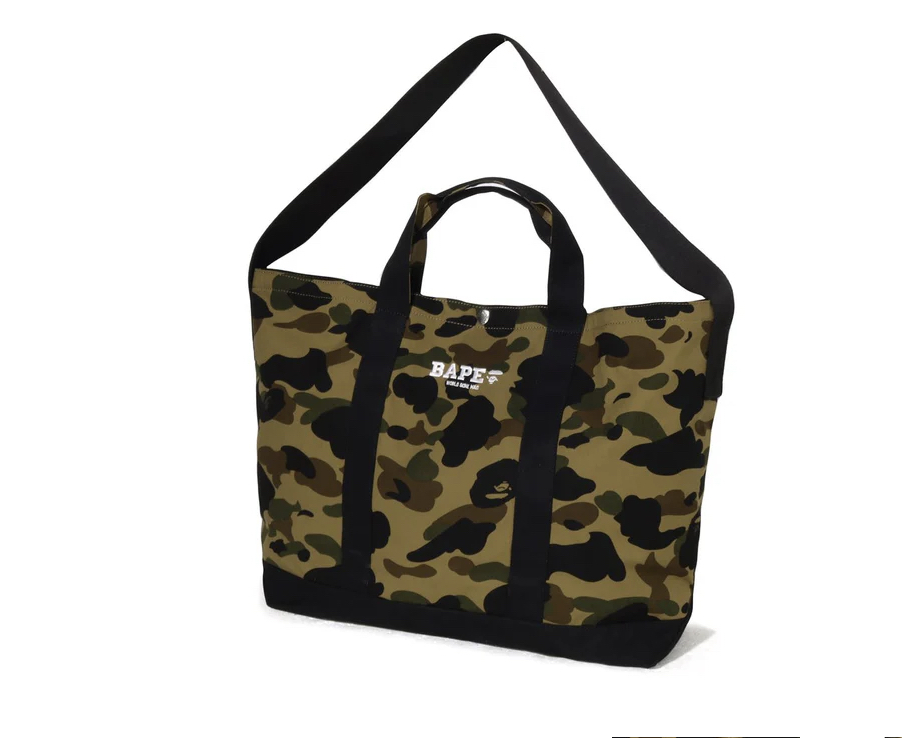 【BAPE配件】0411發售 1ST CAMO 2WAY TOTE BAG ● 1M20-189-002