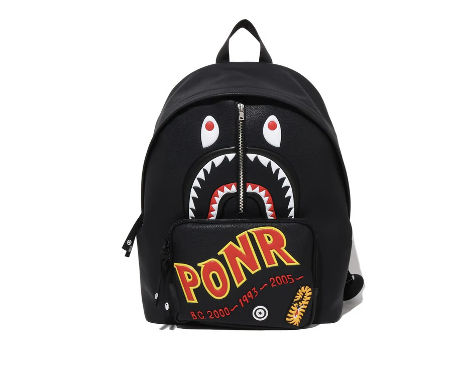 【BAPE配件】0411發售 2ND SHARK DAYPACK ● 1M30-189-005