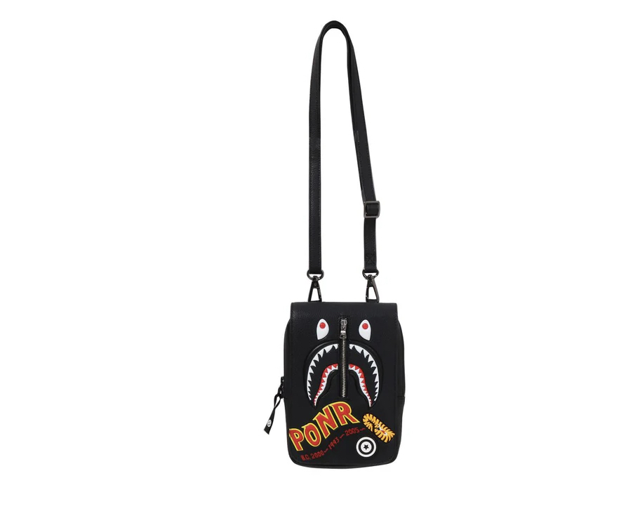 【BAPE配件】0411發售 2ND SHARK MINI BAG ● 1M30-190-008