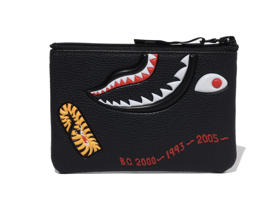 【BAPE配件】0411發售 2ND SHARK MINI WALLET ● 1M30-190-009