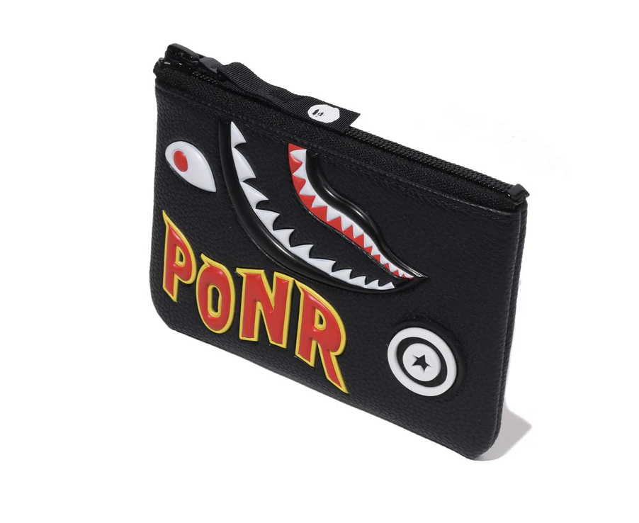 【BAPE配件】0411發售 2ND SHARK MINI WALLET ● 1M30-190-009