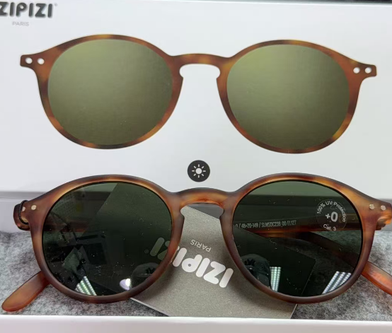 GE260410-P7-太陽眼鏡Sunglasses-圓形琥珀色-3701210433073-#D-Havane-Green Lenses