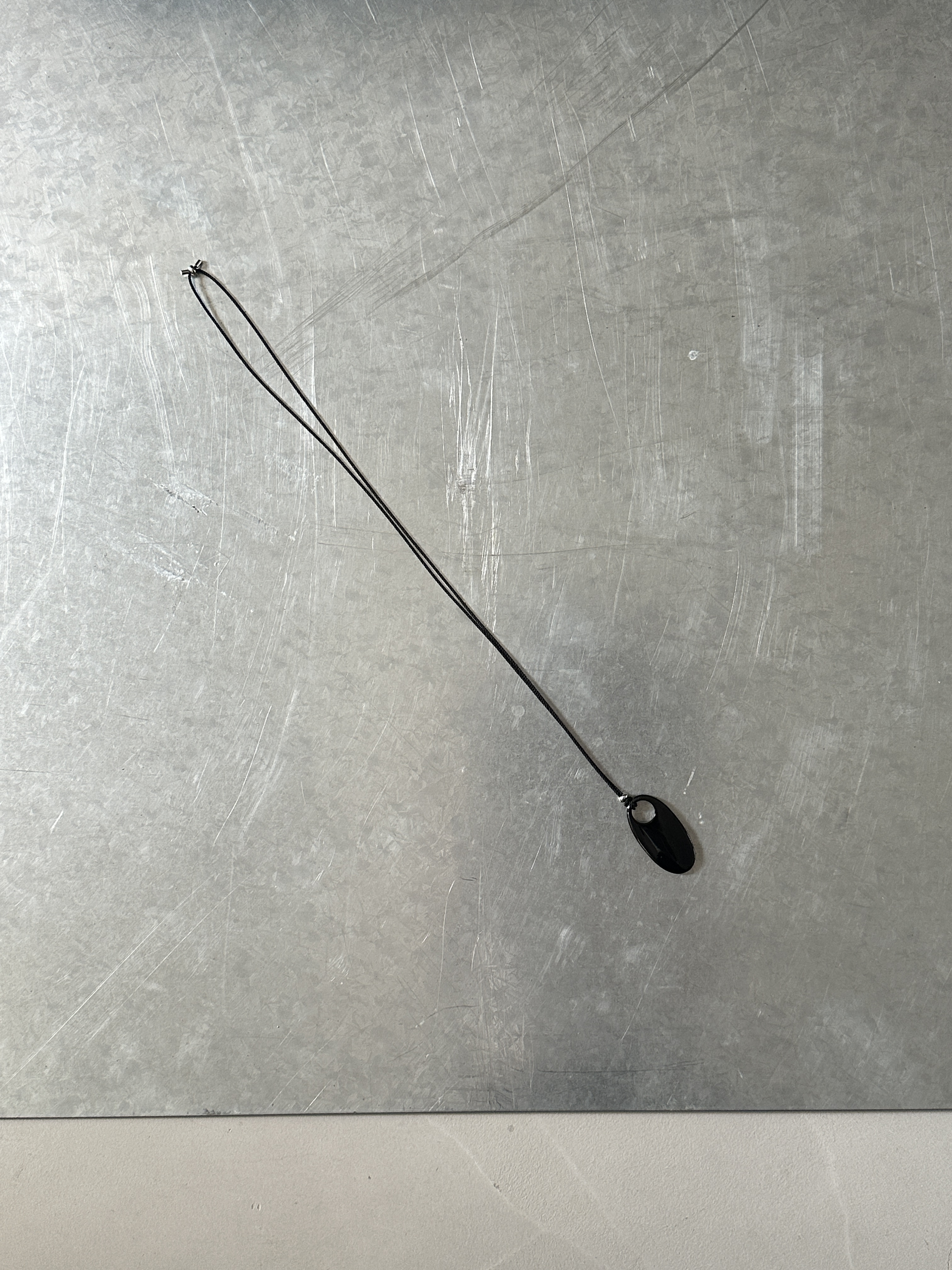 長圓環吊墜項鍊