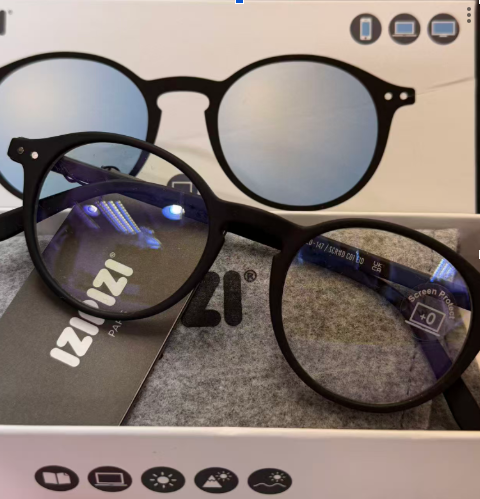 GE260410-P47-防藍光眼鏡-圓形黑色-3760222626781-SCREEN #D