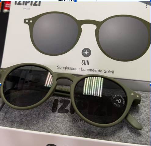 GE260410-P2-太陽眼鏡Sunglasses-圓形綠色-3760247692648-#D(+0)-Kaki Green-Grey Lenses