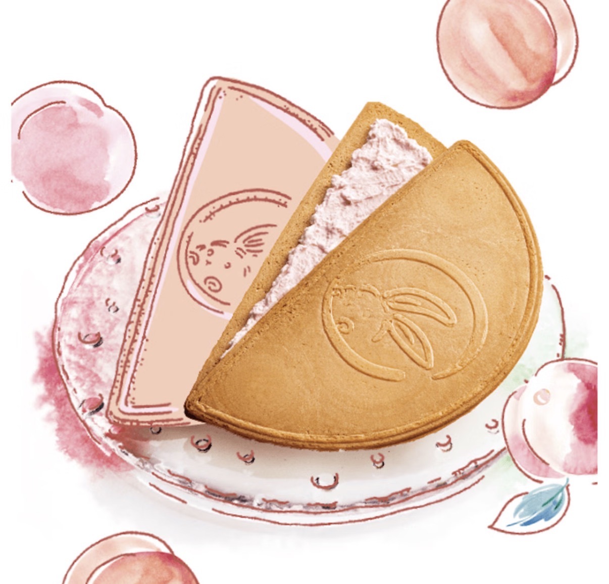 【夏季限定】JP JP 鎌倉半月燒 白桃風味 3063 1312 TK260410