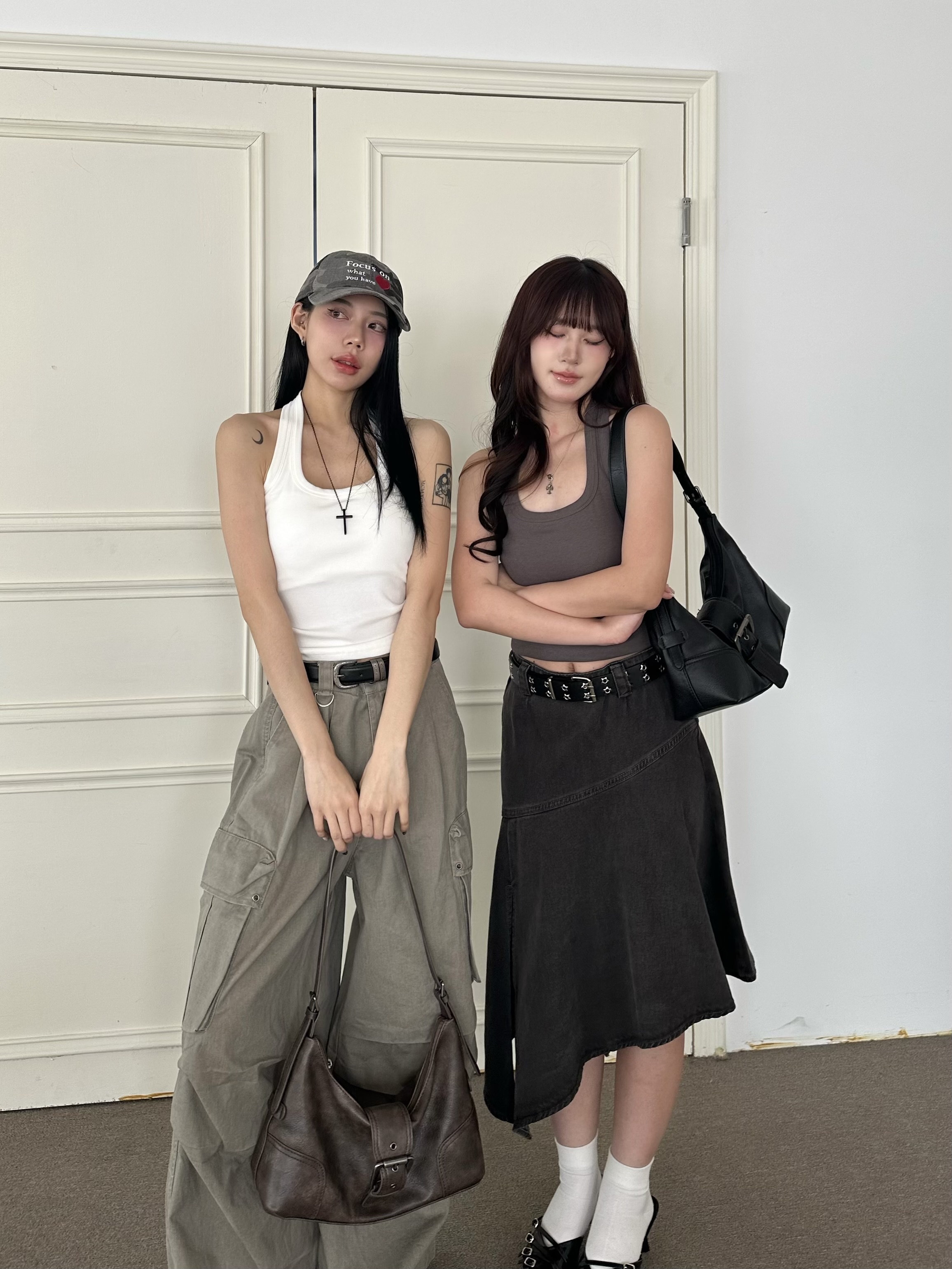 掛脖可拆胸墊背心