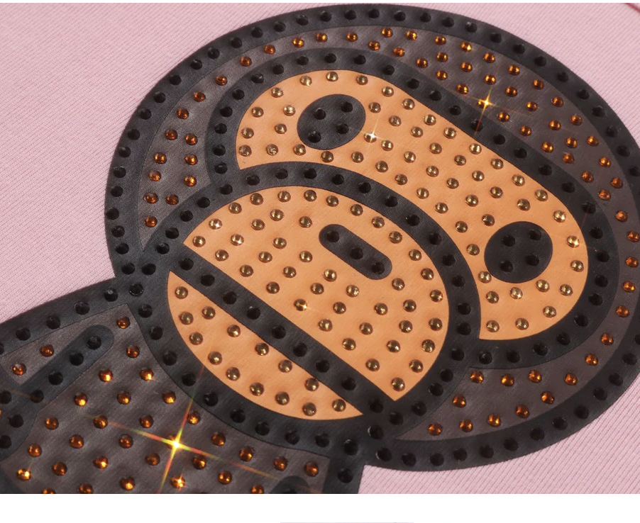 【BAPE女生】0411發售 BABY MILO CRYSTAL STONE CROPPED TEE ● 2M30-209-301