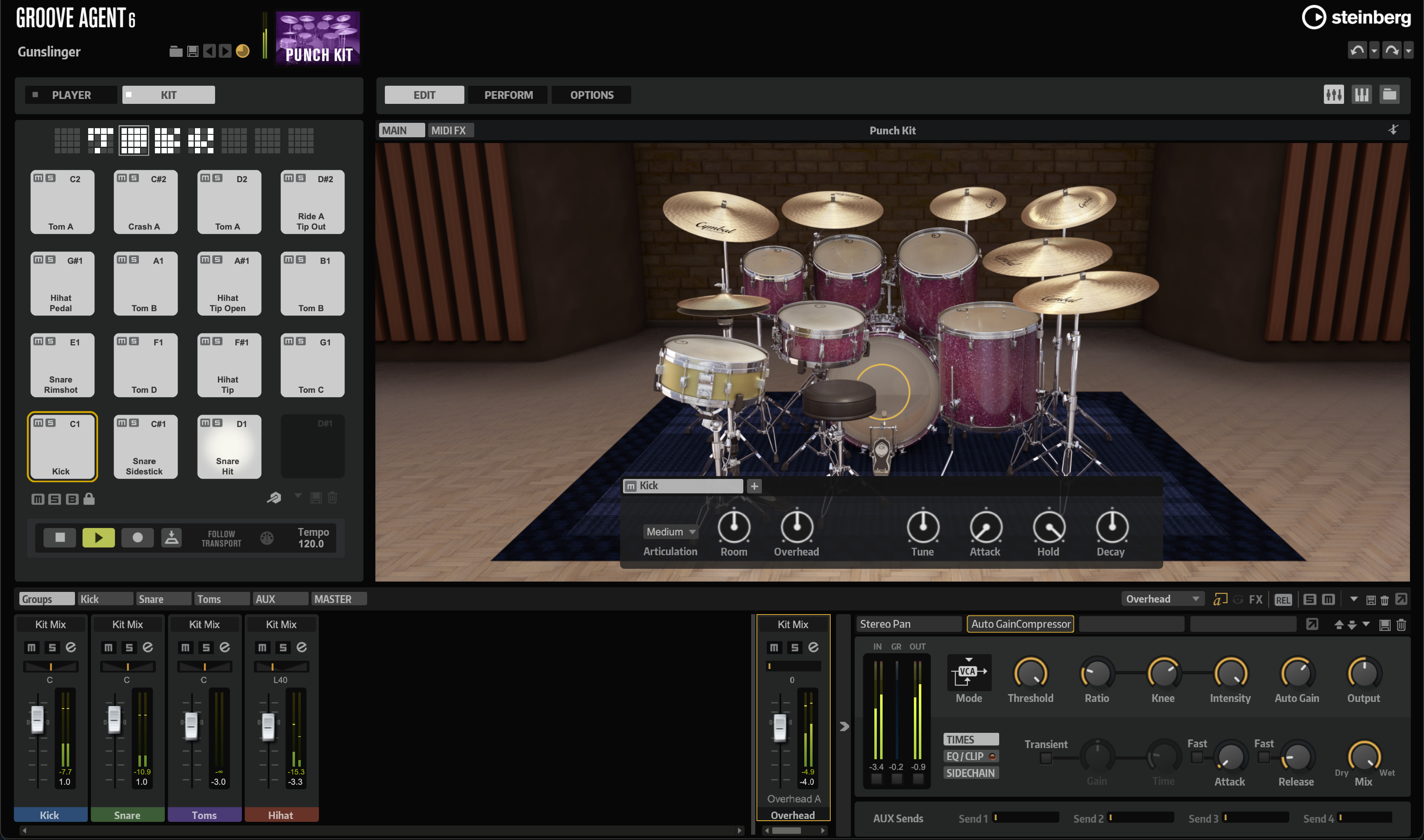Steinberg Groove Agent 6 Full Version｜虛擬鼓機
