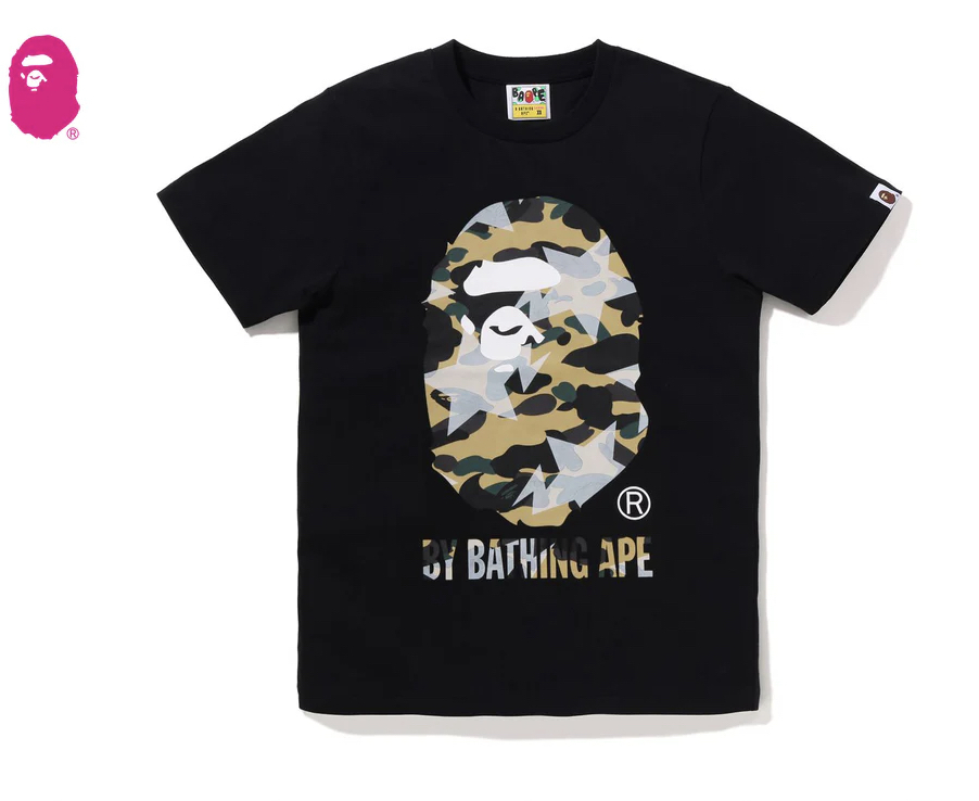 【BAPE女生】0411發售 STA OVER PRINT 1ST CAMO BY BATHING APE TEE ● 1M30-210-023