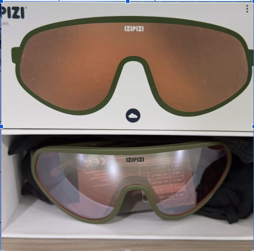 GE260410-P29-滑雪鏡Speed sunglasses-玫瑰金綠框-3701210428826-Speed L-Kaki Green-Pink screen,Silver mirror