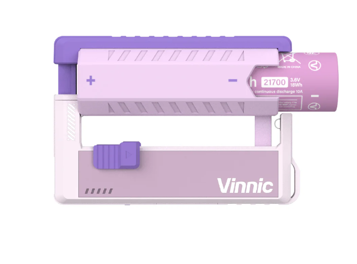 GE260410-V3-Vinnic power bank -紫色套裝