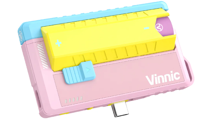 GE260410-V2-Vinnic power bank -粉色套裝