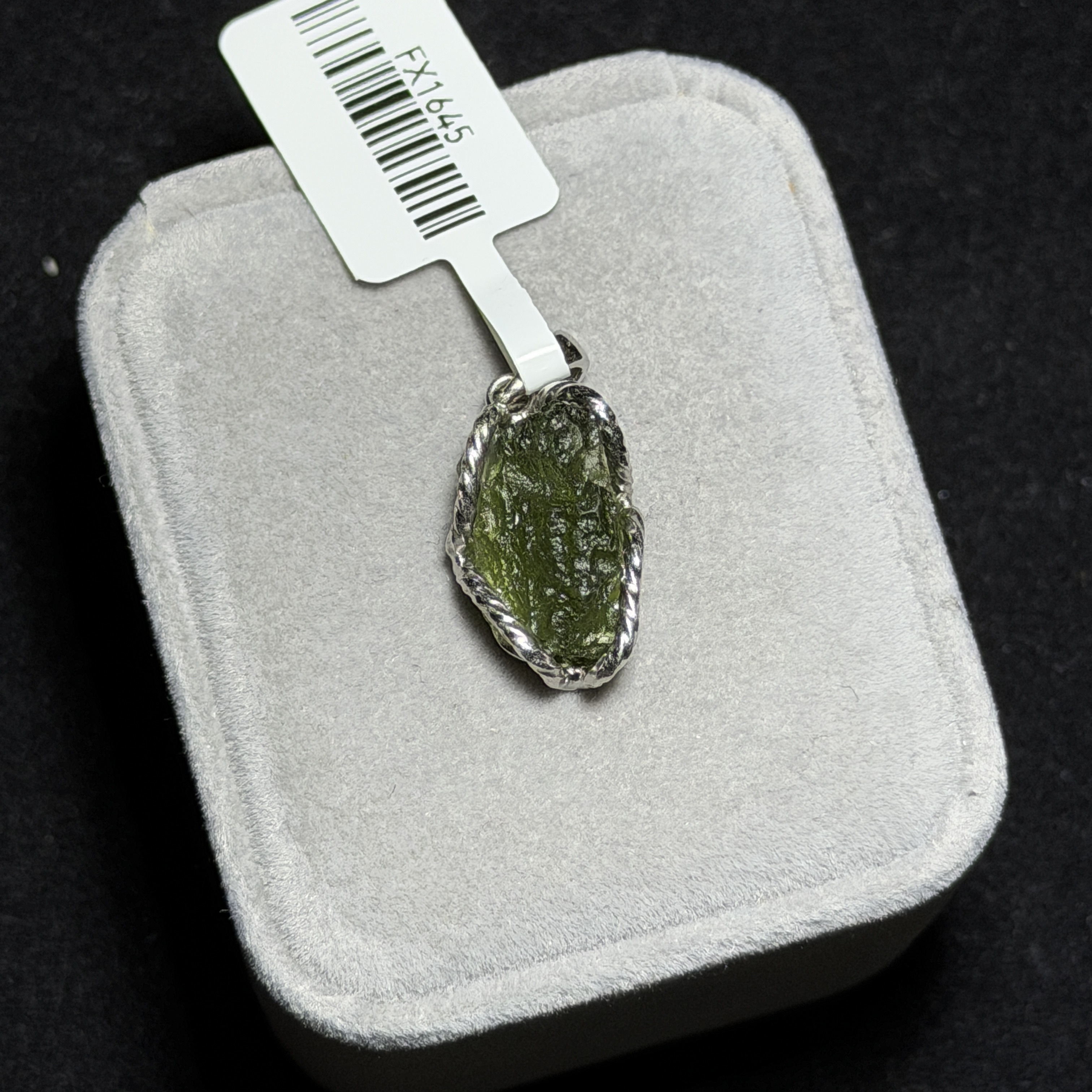 捷克隕石 / 綠隕石吊墜 FX1645