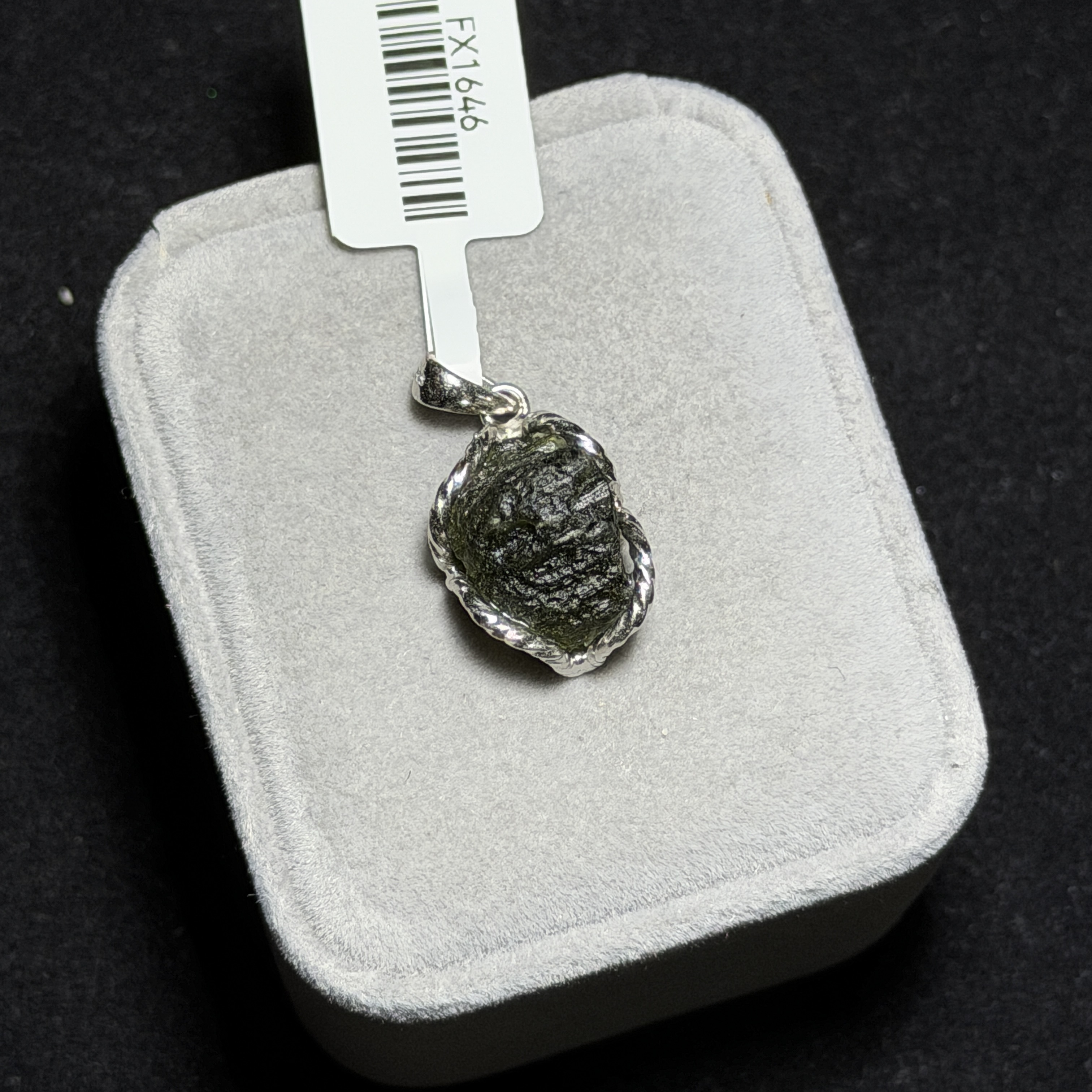 捷克隕石 / 綠隕石吊墜 FX1646
