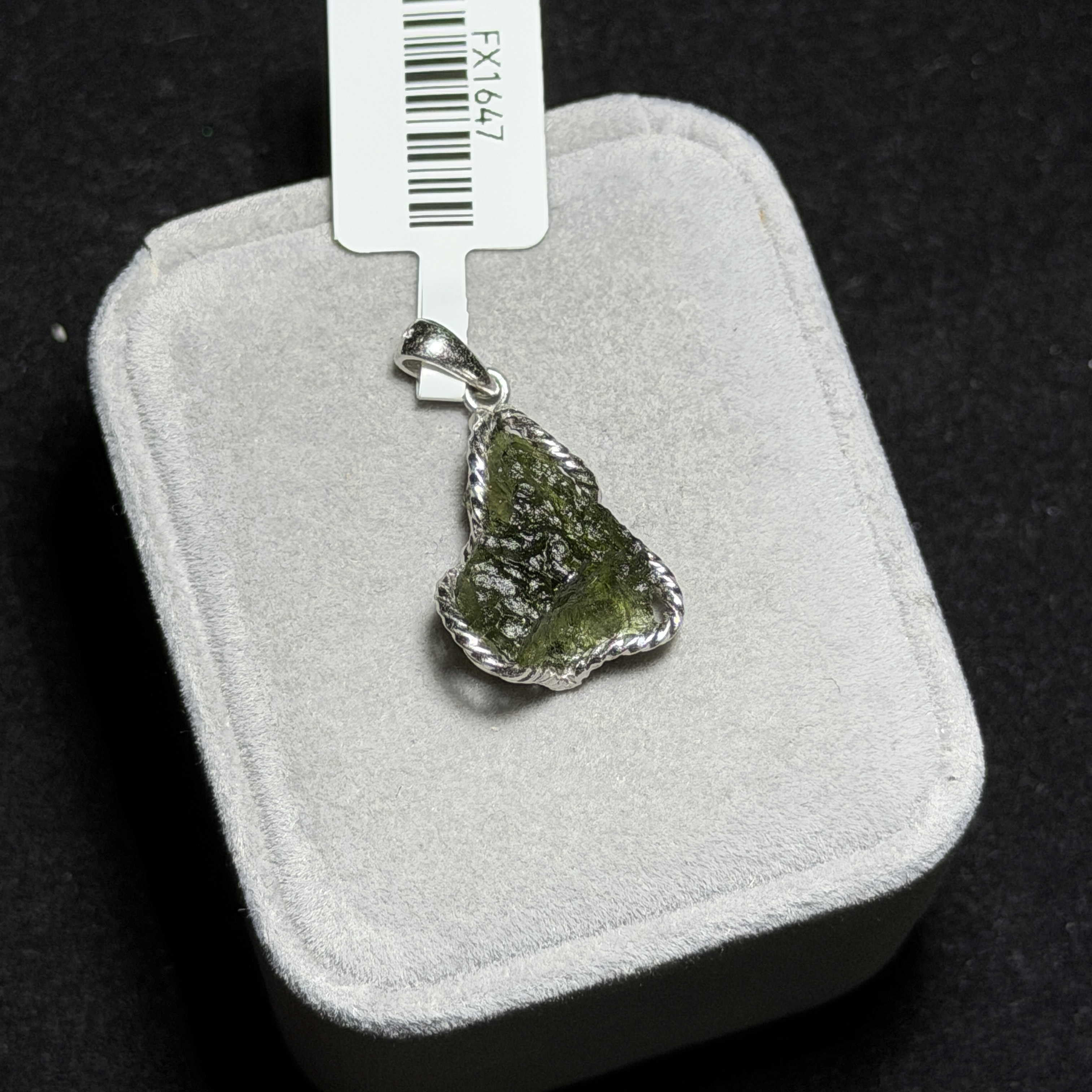 捷克隕石 / 綠隕石吊墜 FX1647