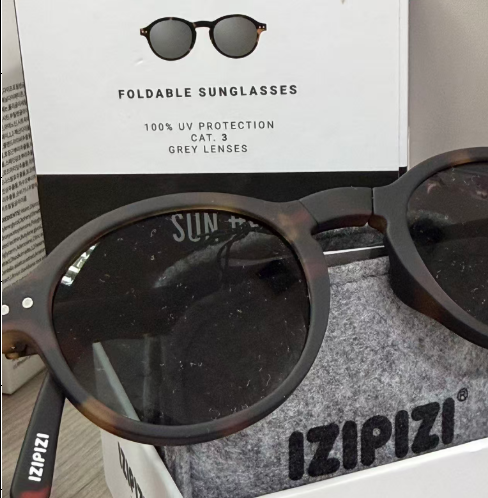 GE260410-P38-折疊太陽鏡-琥珀色-3760247696646-SUN #F