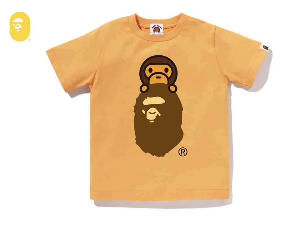 【BAPE童裝】0411發售 MILO ON APE HEAD TEE ● 2M30-310-002