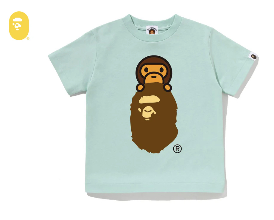 【BAPE童裝】0411發售 MILO ON APE HEAD TEE ● 2M30-310-002