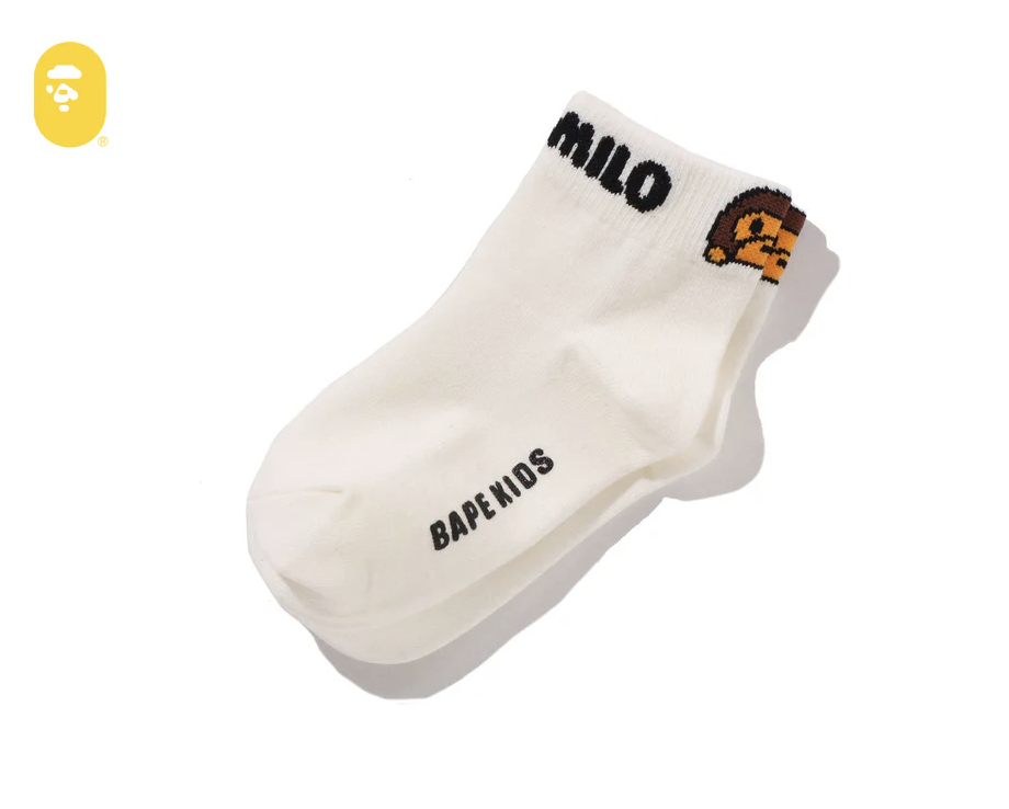 【BAPE童裝】0411發售 BABY MILO ANKLE SOCKS ● 2M30-384-003